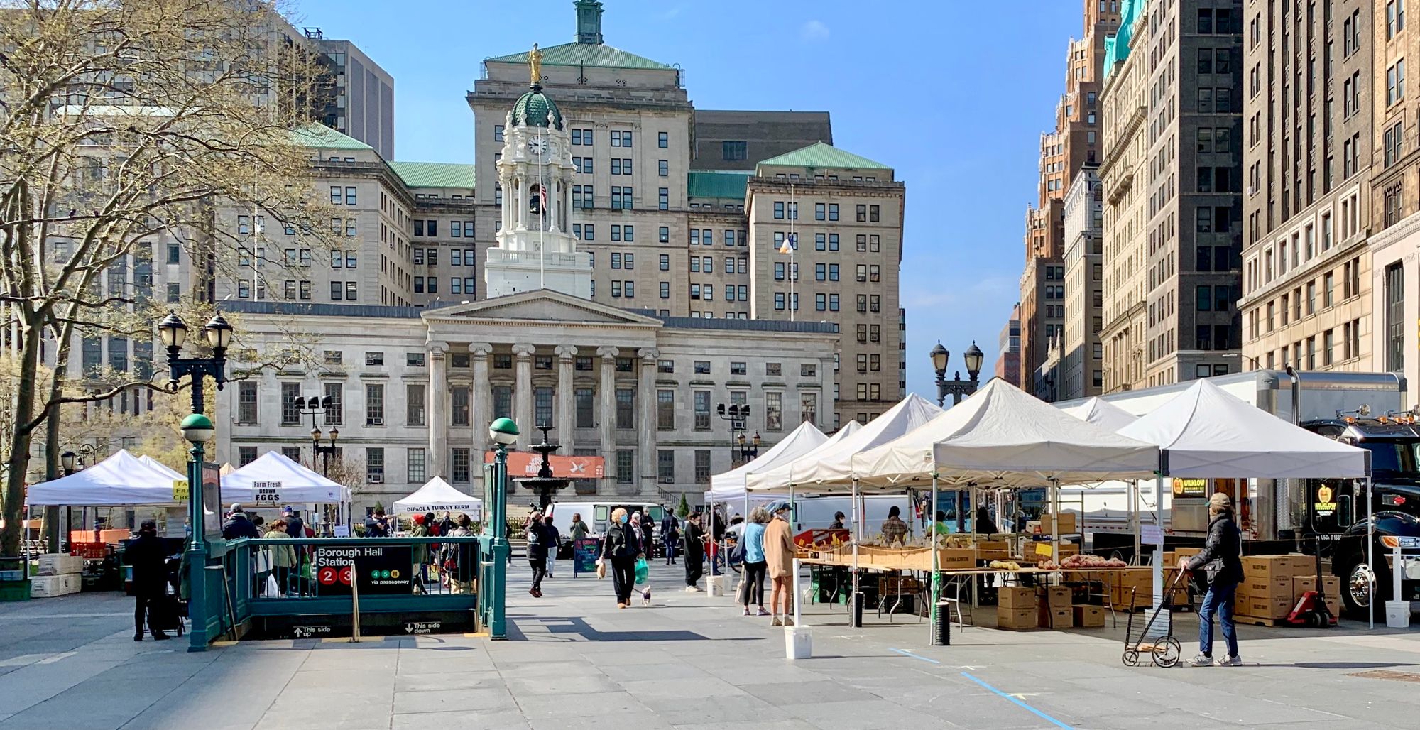 Community Discussion and a Beginning: Creating the Heart of Brooklyn — Brooklyn Borough Hall, Court House, Cadman Plaza down to Fulton Landing