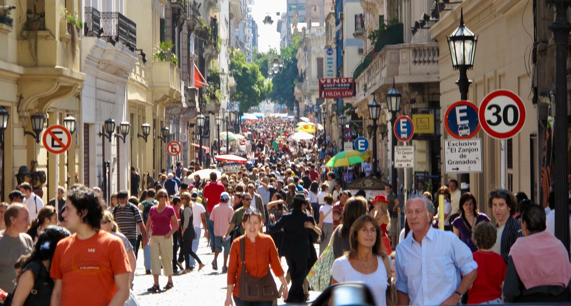 A Great Market Street: Buenos Aires' Calle La Defensa